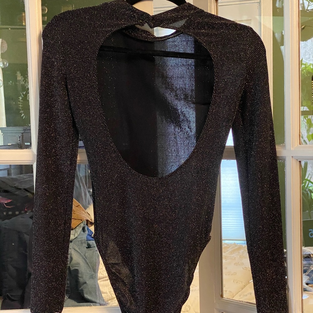 Small black and sparkly bodysuit